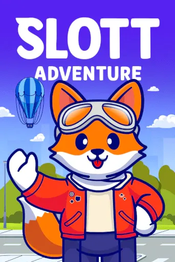 Slott Adventure avec mascotte renard en tenue d'aviateur